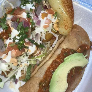 Tacos de camarón