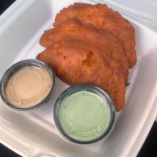 Empanadas de camarón