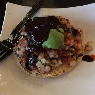 ceviche tostada