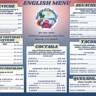 ramen and noodles, menu