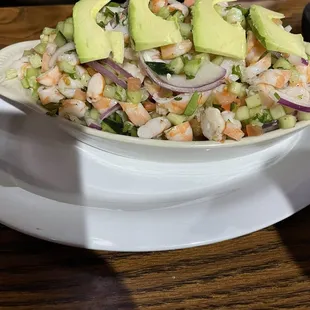 Shrimp ceviche