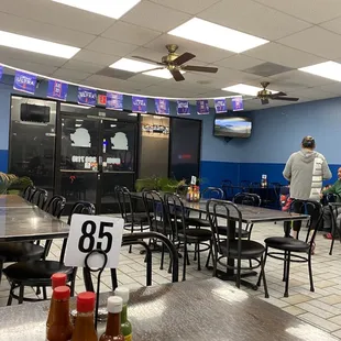 the interior of a restaurant