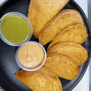 Las mejores empanadas del mundo dice mi hijo.