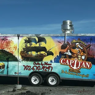 a pirate themed trailer