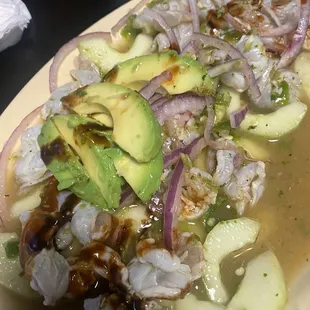 The Aguachiles are sooo good!! They are identical to the ones I&apos;ve had in Mazatlan. The fish tacos are also really good.