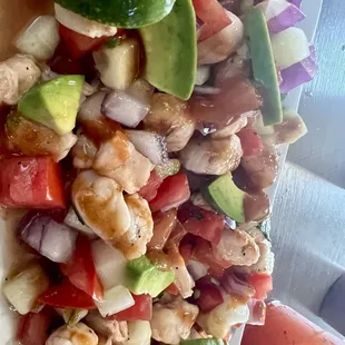 Ceviche de camarón