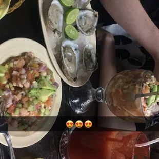 Shrimp Ceviche Tostada