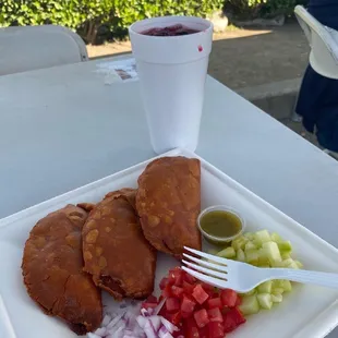 Empanadas de camarón