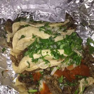 Tacos de asada.