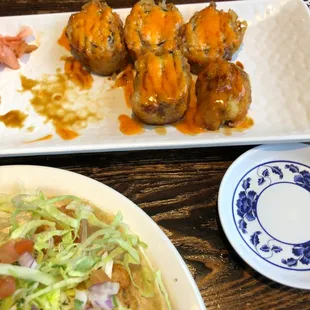 Fried jalapeño roll