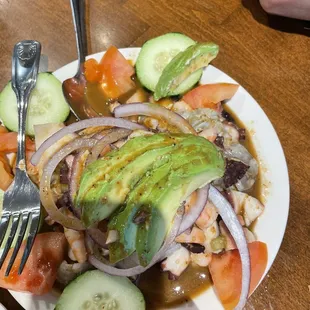 Botana de mariscos delicious!