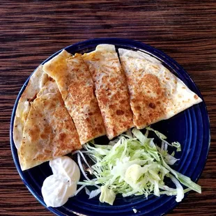 Quesadilla de asada.