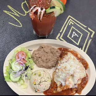 Filete relleno ala diabla