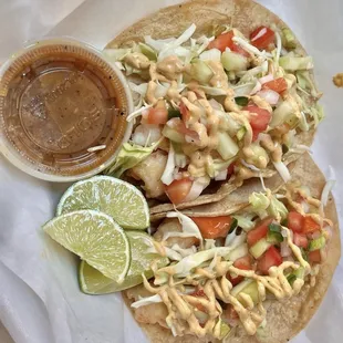 Tacos capeados / beer battered tacos