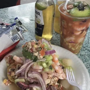 Ceviche con todo