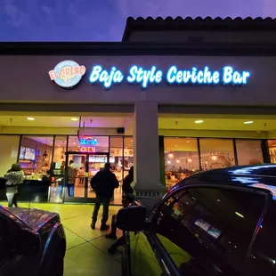 the outside of a restaurant