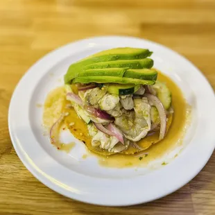 Aguachile Tostada