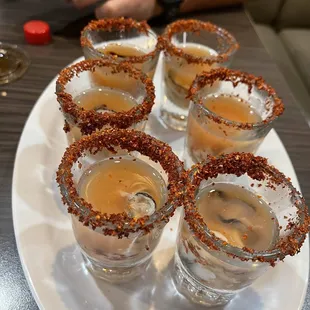 Oaster shots are delicious