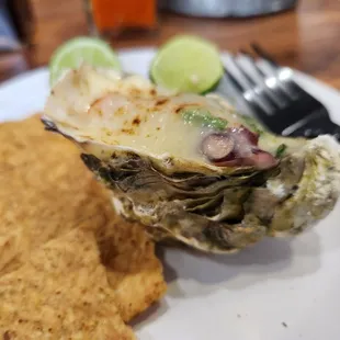 Baked oyster