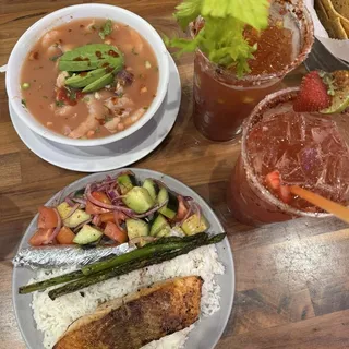 Salmon A La Plancha/ Salmon