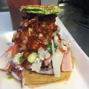 Tostada mixta