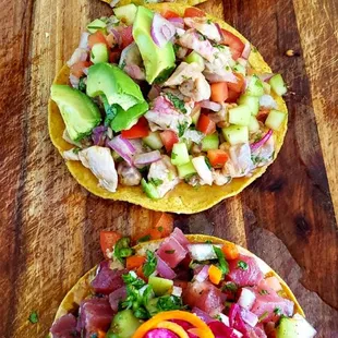 Shrimp Ceviche Tostada