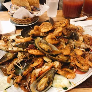 oysters and mussels, food