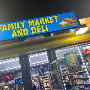 Destination shop at the Family Market....