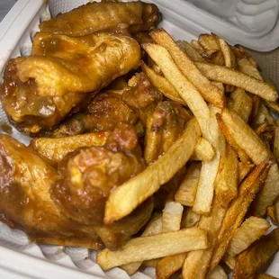 Apple Bottom Wings n Fries....