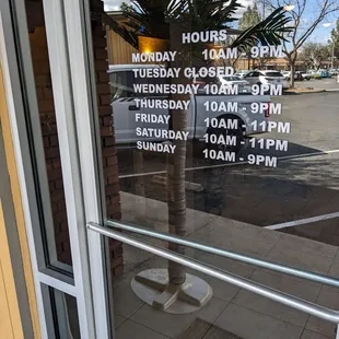 Hours 3/6/23