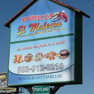 a sign for a mexican restaurant