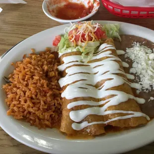 Enchiladas rojos