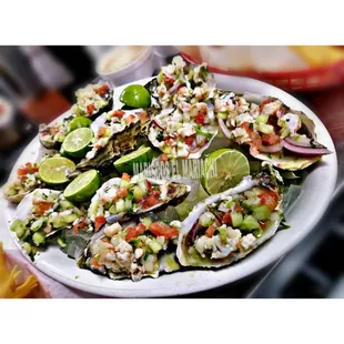  a plate of mexican food