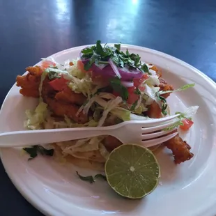 Fish taco...