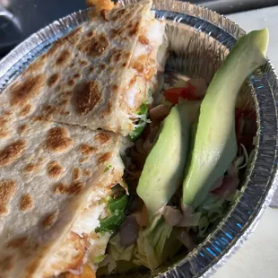 Quesadilla de camarón