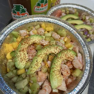 Ceviche con mango