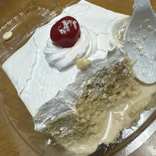 Pastel de tres leches súper rico