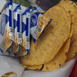 Tostada&apos;s and crackers