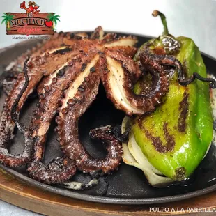 Pulpo a la parrilla