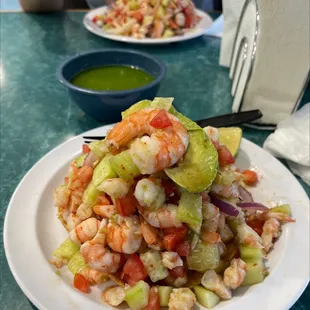 Shrimp Tostada