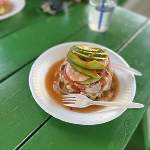 Tostada mixta