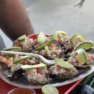 Oysters preparados
