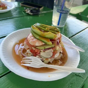 Tostadas mixta