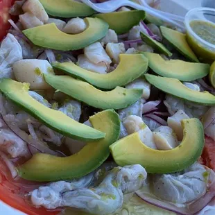 Aguachiles con callo de acha