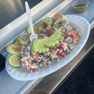 Tostada de Pescado