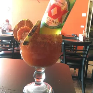 DosXX michelada....amazing!!!