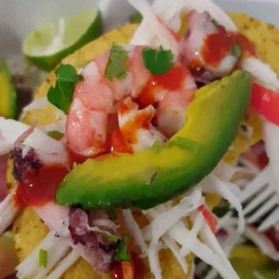 a close up of a plate of food