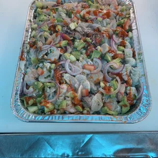 Ensalada de mariscos