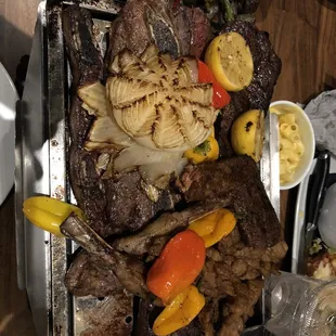 This is the meat parillada. A lotta lotta meat.