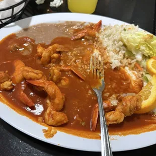 Camarones a la diabla